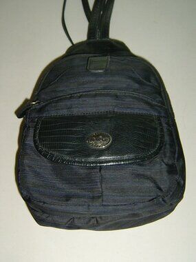 Multisac Backpack Purse Black,  Zipper Sling, VGUC